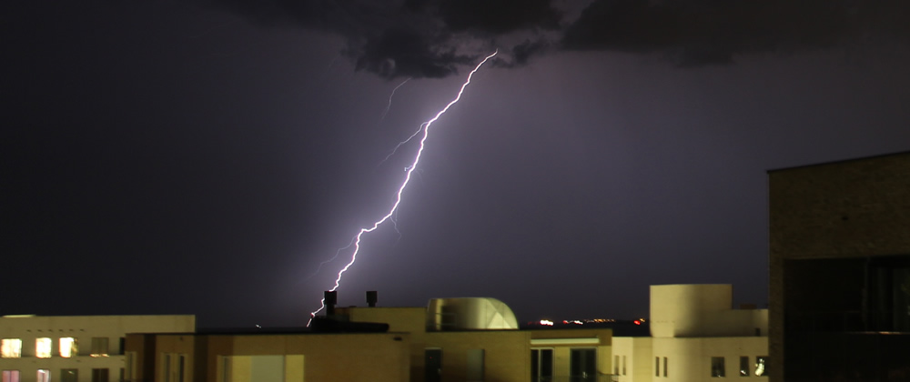 Lightning over Amsterdam